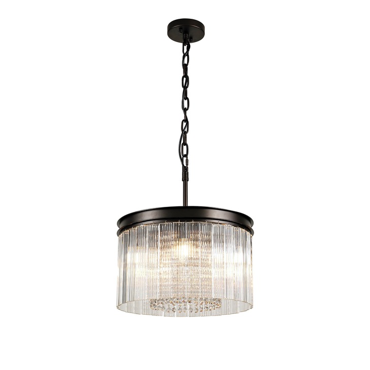 Idolite Alaska Brown Oxide Finish 5 Light Pendant