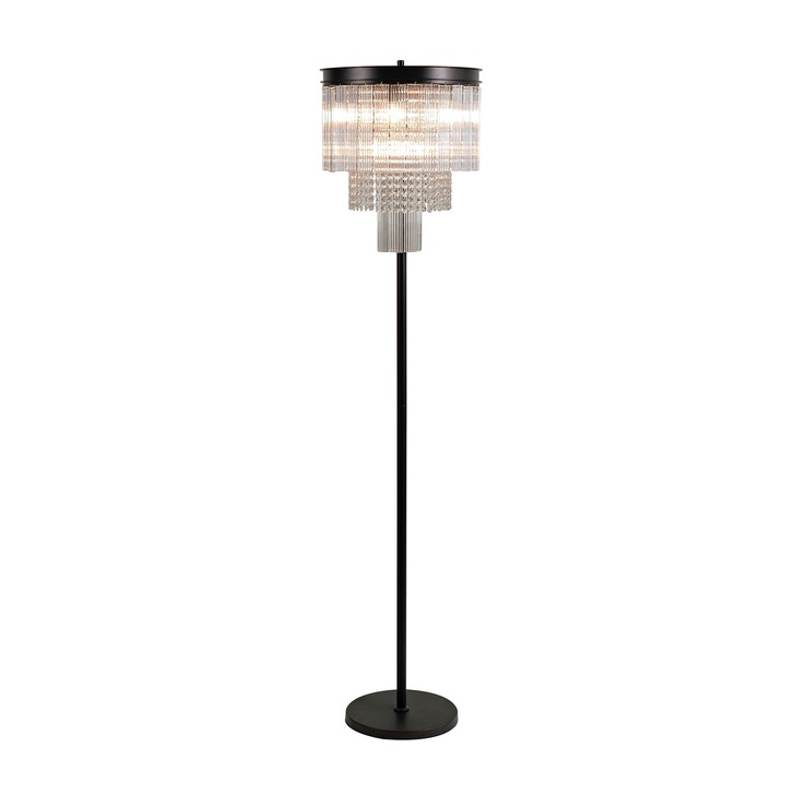 Idolite Alaska Brown Oxide Finish 9 Light Floor Lamp