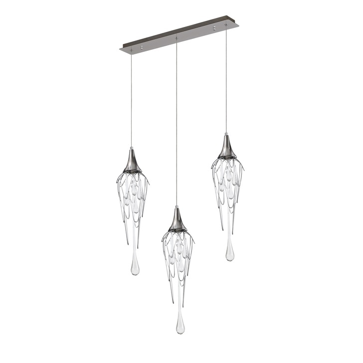 Idolite Alps Polished Chrome Finish 3 Light Bar Pendant