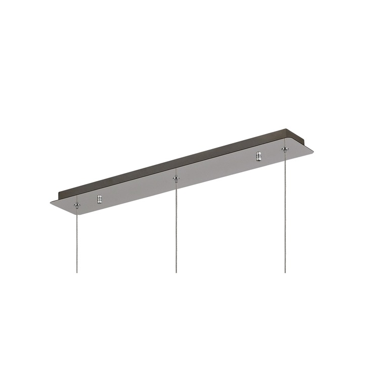 Idolite Alps Polished Chrome Finish 3 Light Bar Pendant