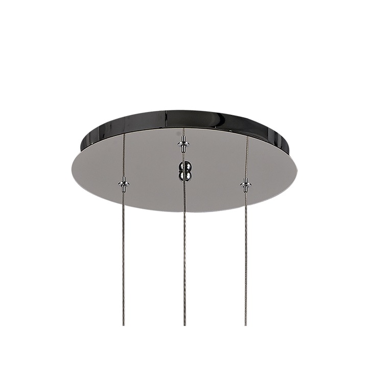 Idolite Alps Polished Chrome Finish 3 Light Pendant