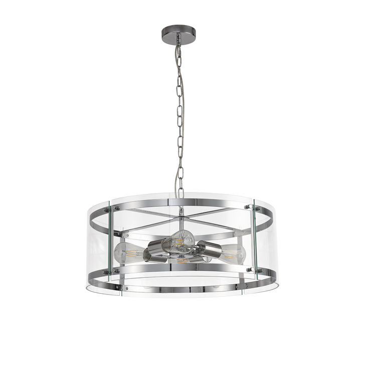 Idolite Annapurna Polished Chrome Finish 4 Light Pendant