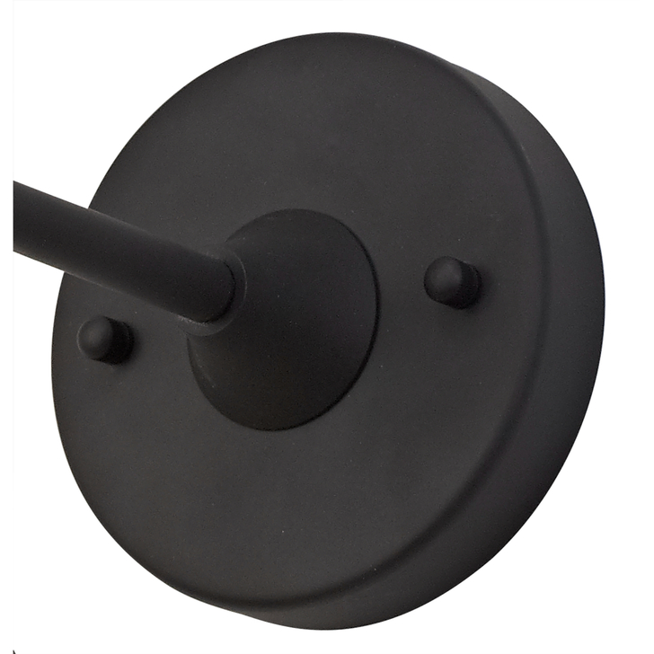 Idolite Ararat Matt Black/Brushed Bronze Large Industrial Wall Light