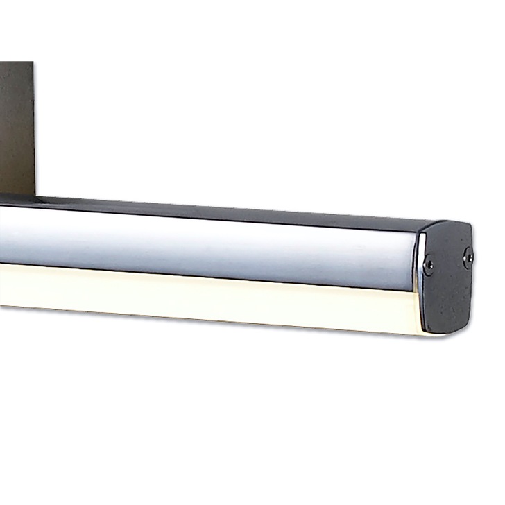 Idolite Barking Polished Chrome/Opal White Adjustable Led Wall Light - 4000K