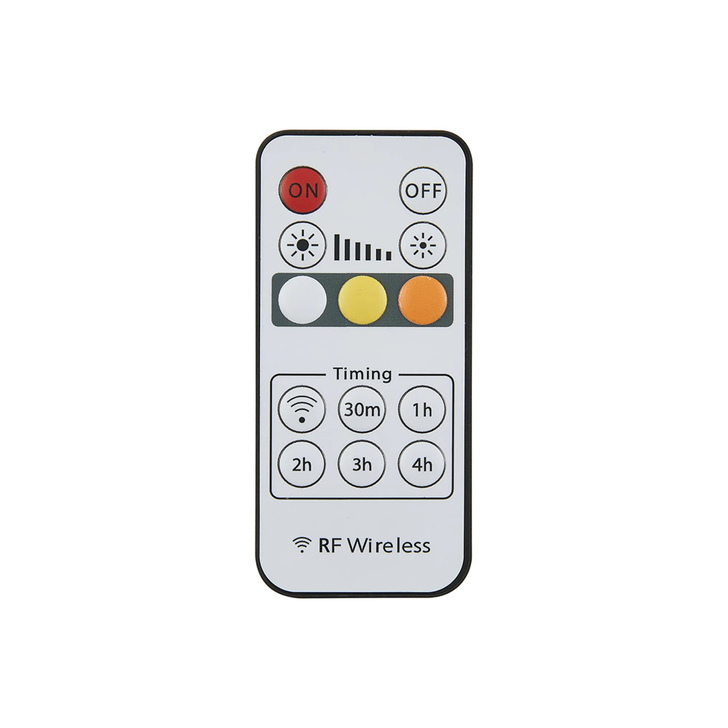 Idolite Barnes Rechargeable Battery Operated Wall Light, 2W LED, 3000/4500/6000K CCT, 69lm, Remote Control Dimmable, Black/Satin Nickel