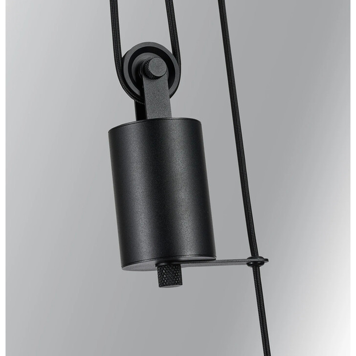 Idolite Beardsmore Pulley Rise & Fall Pendant Black