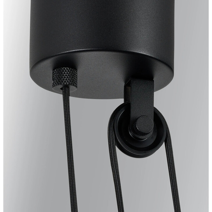 Idolite Beardsmore Pulley Rise & Fall Pendant Black