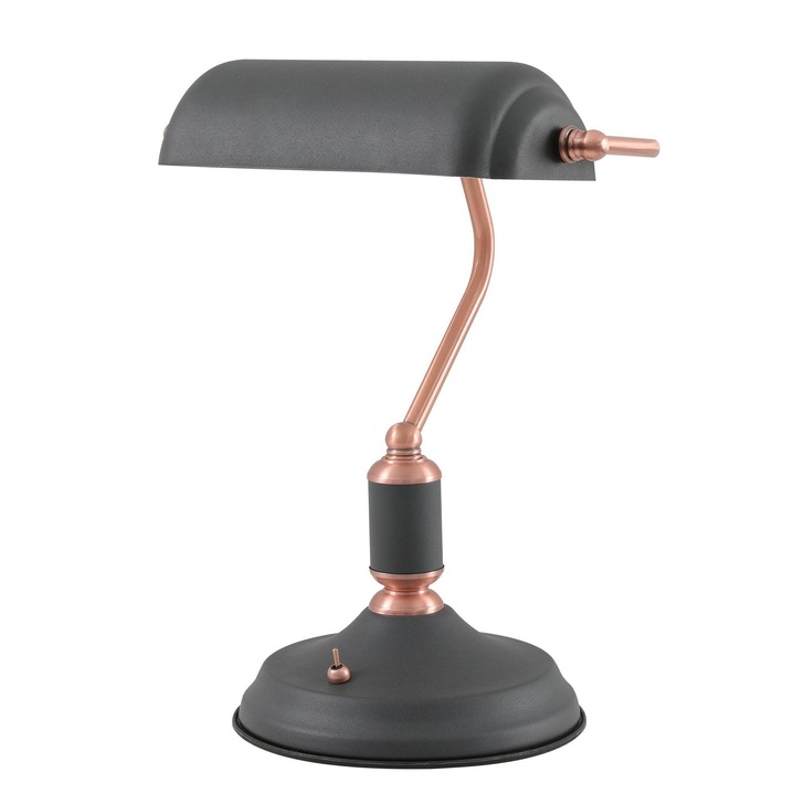 Idolite Blackwall Sand Black/Copper Bankers Lamp