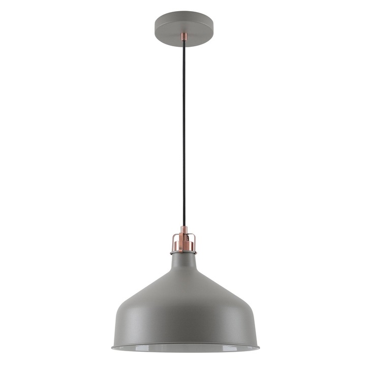 Idolite Blackwall Sand Grey/Copper Large Single Pendant