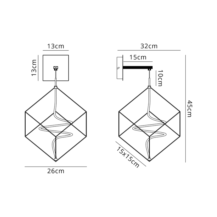 Idolite Bolton LED Wall Lamp: 1 Spiral: 12W LED: Triac Dimmable: 3000K: Painted Gold