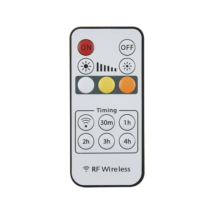 Idolite Brady Rechargeable Battery Operated Wall Light, 2W LED, 3000/4500/6000K CCT, 69lm, Remote Control Dimmable, White/Chrome