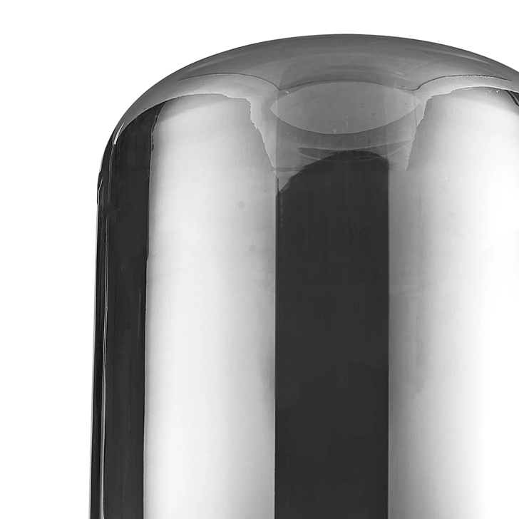 Idolite Camille 14x20cm Cylinder Glass, Smoke/Clear