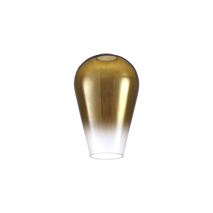 Idolite Camille 14x21cm Pear Shaped Glass, Gold Fade/Clear