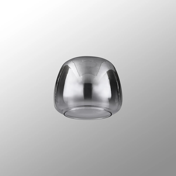 Idolite Camille 18x14cm Trapezium Glass, Smoked/Clear