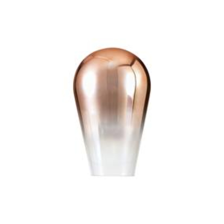 Idolite Camille 23cm Pear Shaped Glass, Copper Fade/Clear