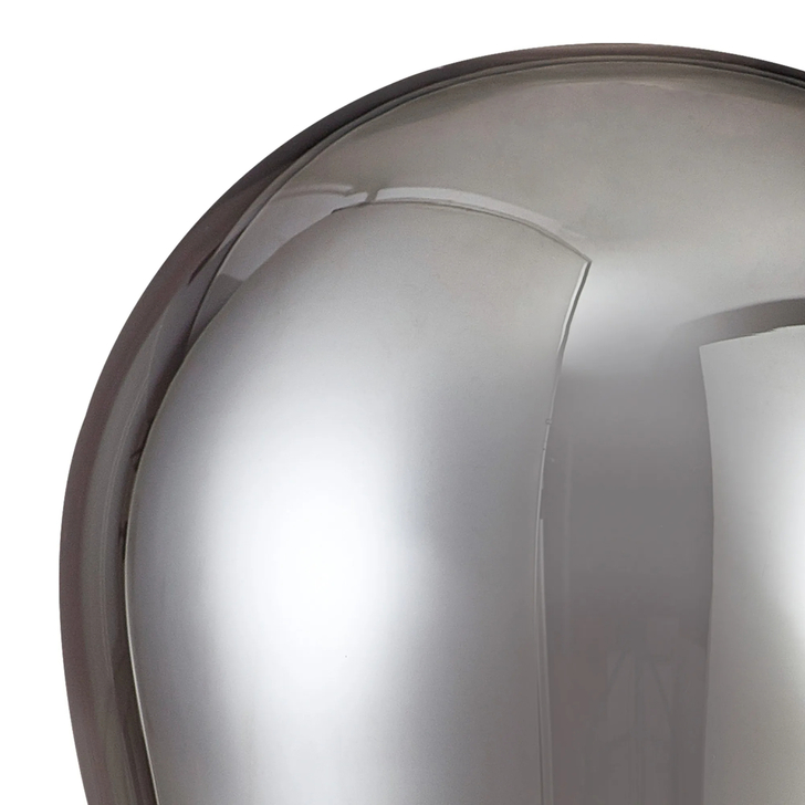 Idolite Camille 23cm Pear Shaped Glass, Smoke Fade/Clear