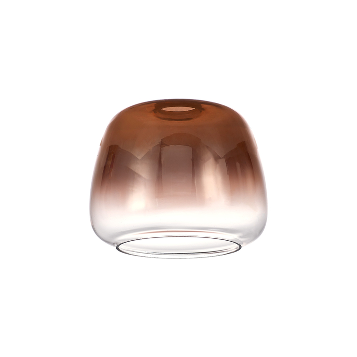 Idolite Camille 23cm Trapezium Glass, Copper Fade/Clear