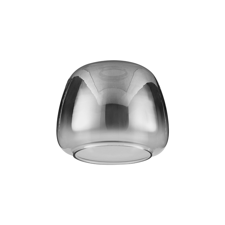 Idolite Camille 23cm Trapezium Glass, Smoke Fade/Clear