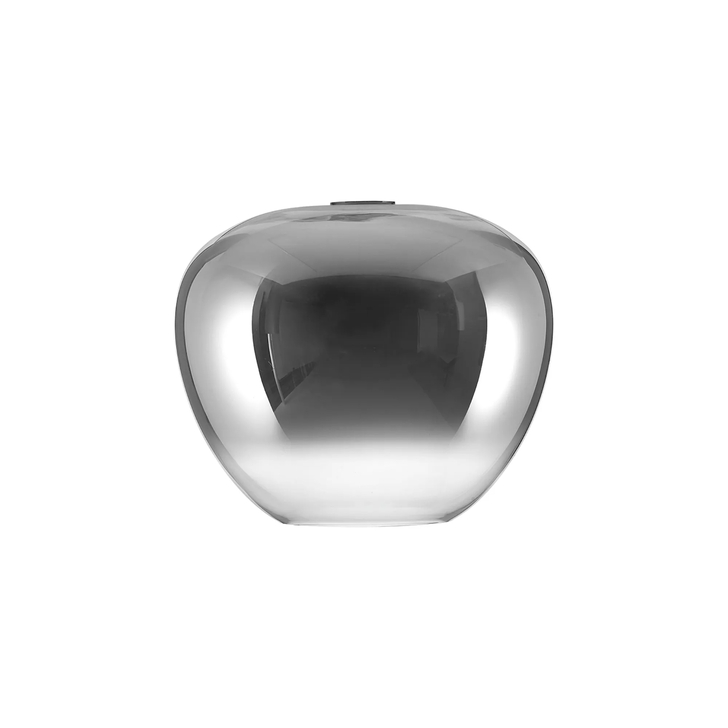 Idolite Camille 24xH20cm Inverted Trapezium Glass, Smoke Fade/Clear