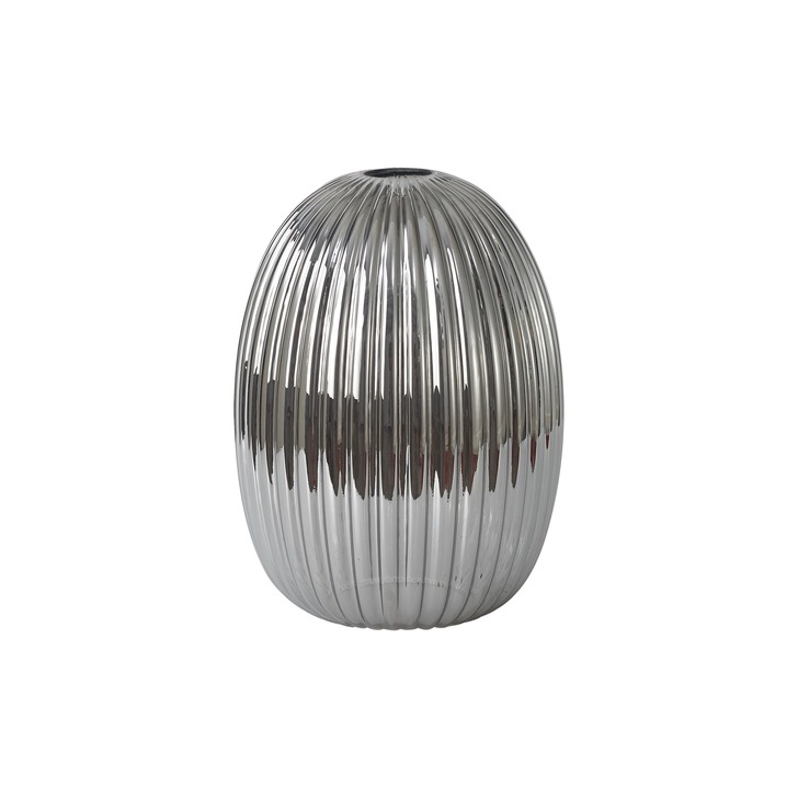 Idolite Camille Aged Pewter Single Pendant Light With Smoked Ribbed Glass