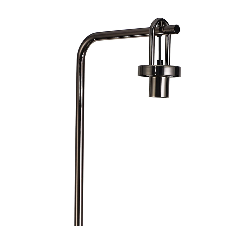 Idolite Camille Floor Lamp, 1 x E27, Black Chrome
