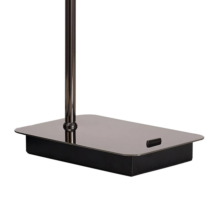 Idolite Camille Table Lamp, 1 x E27, Black Chrome