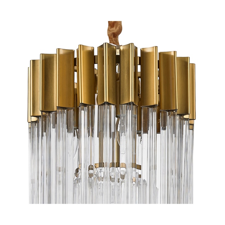 Idolite Carpathian Brass Finish 4 Light Pendant