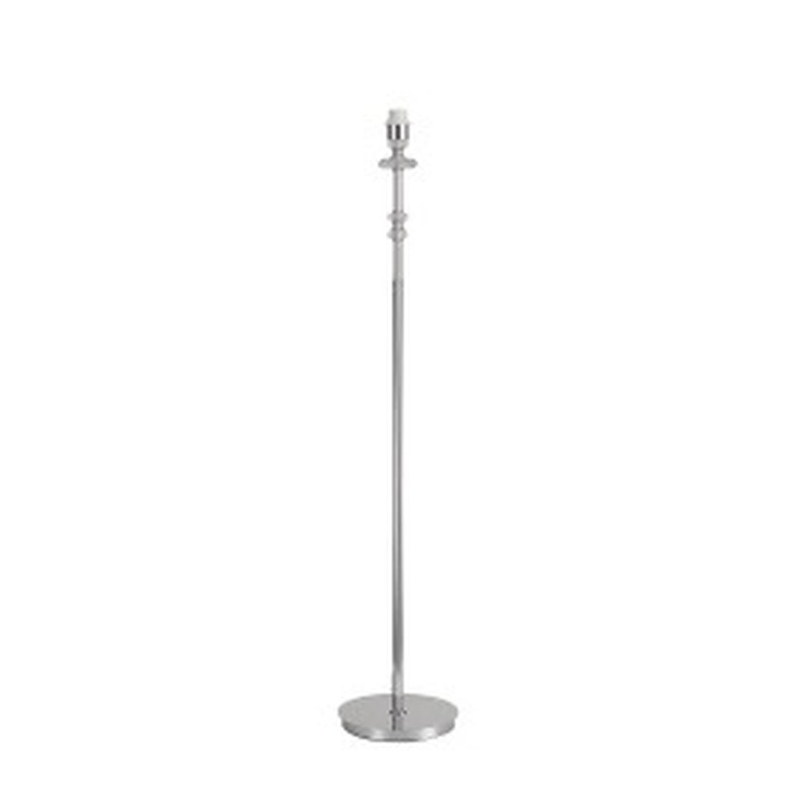 Idolite Caucasus Polished Chrome Crystal Floor Lamp