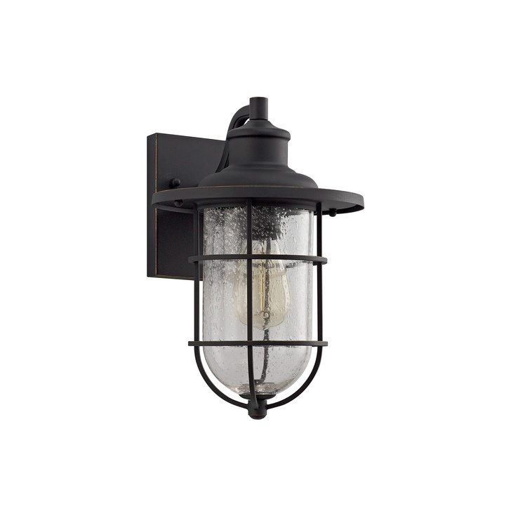 Idolite Chorleywood Black/Gold Exterior Wall Light