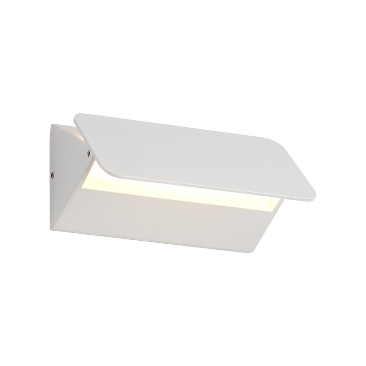 Idolite Colindale Sand White/Frosted Exterior Led Wall Light - 3000K