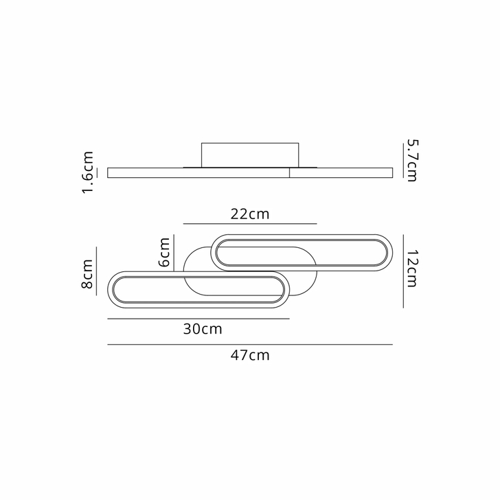 Idolite Conlon Matt Satin Nickel Led Wall Light With 3 Step Dimming - 3000K