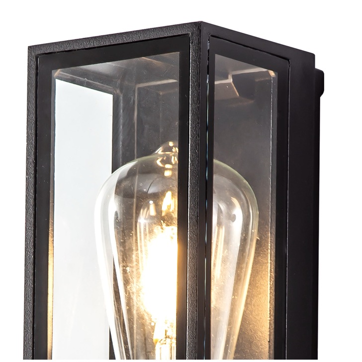 Idolite Dempsey Anthracite Flush 1 Light Exterior Wall Light - IP65