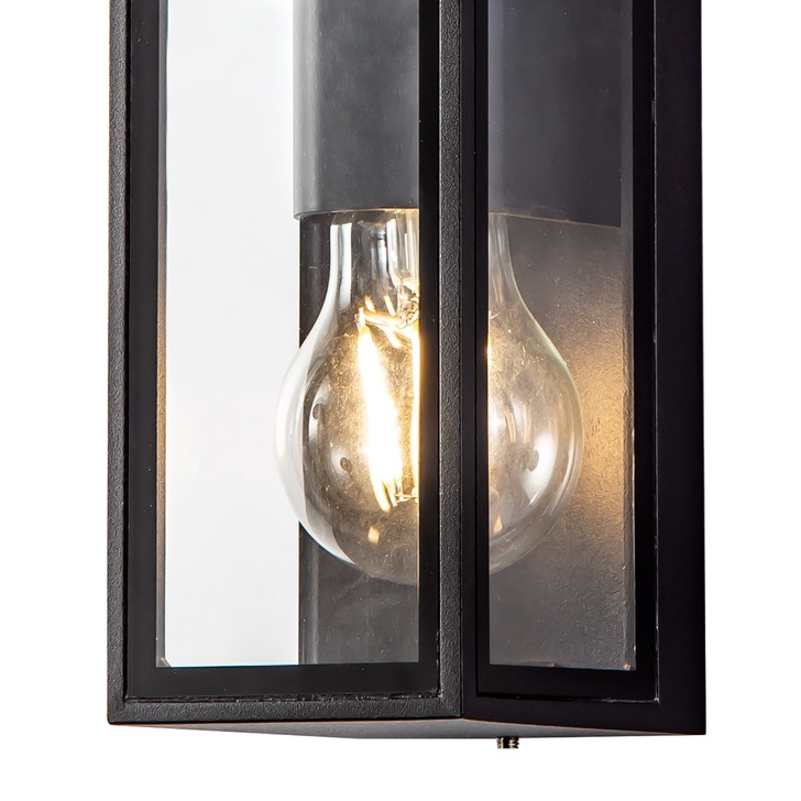 Idolite Dempsey Anthracite Flush 2 Light Exterior Wall Light - IP65