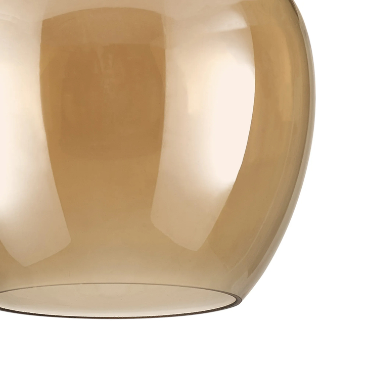 Idolite Devine 18x17cm Amber Plated Wine Glass Shade