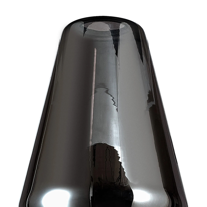 Idolite Devine 18x29cm Chrome Plated Kite Glass Shade