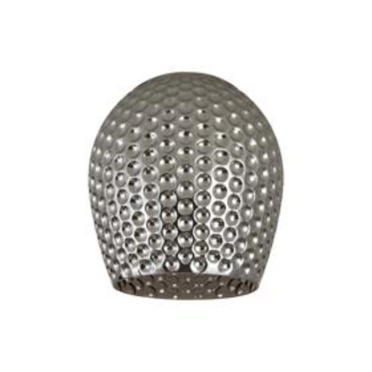 Idolite Devine 19x20.5cm Smoke Plated Patterned Wine Glass Shade