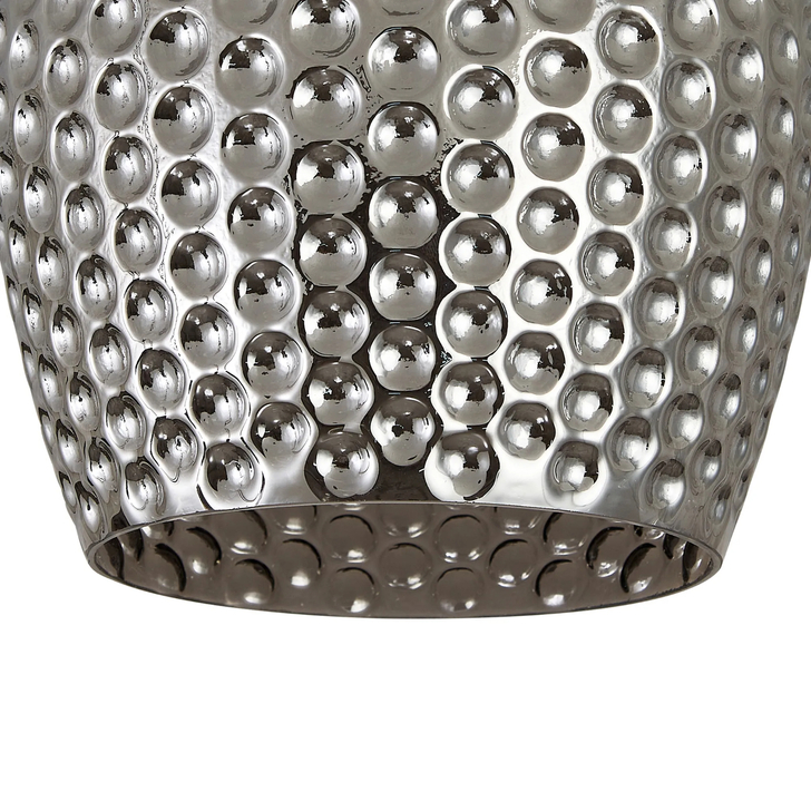 Idolite Devine 19x20.5cm Smoke Plated Patterned Wine Glass Shade