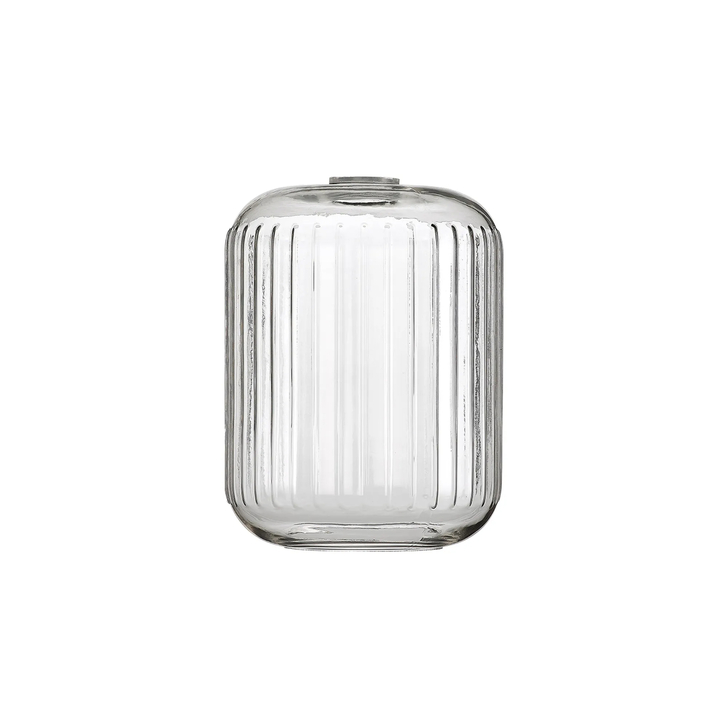 Idolite Devine 20x25.5cm Clear Ribbed Cylinder Glass Shade