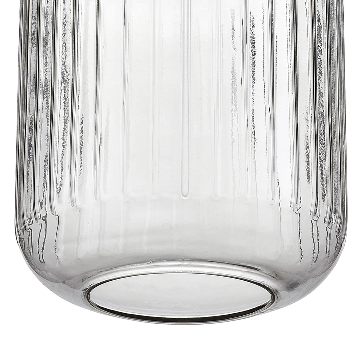 Idolite Devine 20x25.5cm Clear Ribbed Cylinder Glass Shade