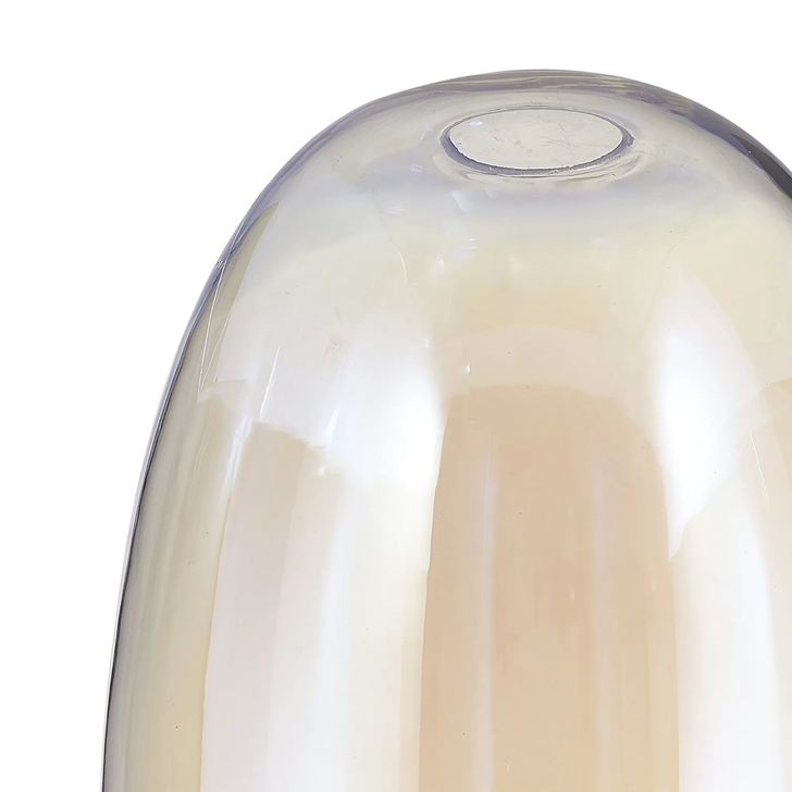 Idolite Devine 20x30cm Iridescent Slim Curved Trapezium Glass Shade