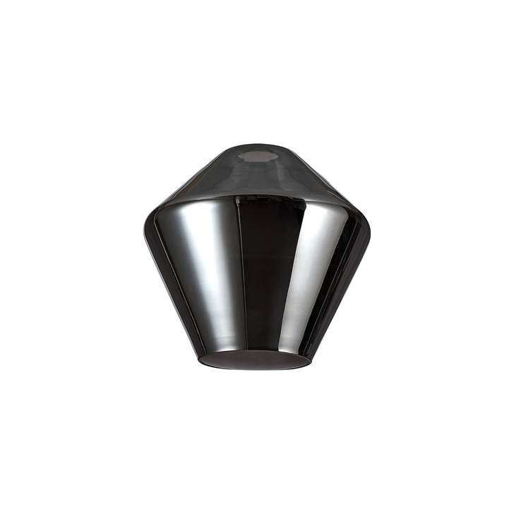 Idolite Devine 23x21.5cm Chrome Plated Diamond Glass Shade