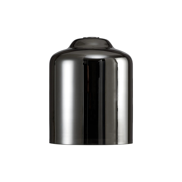 Idolite Devine 24x31cm Chrome Plated Conical Cylinder Glass Shade