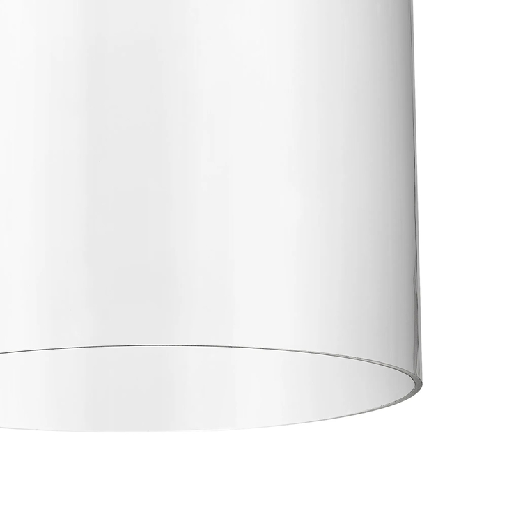 Idolite Devine 24x31cm Clear Conical Cylinder Glass Shade