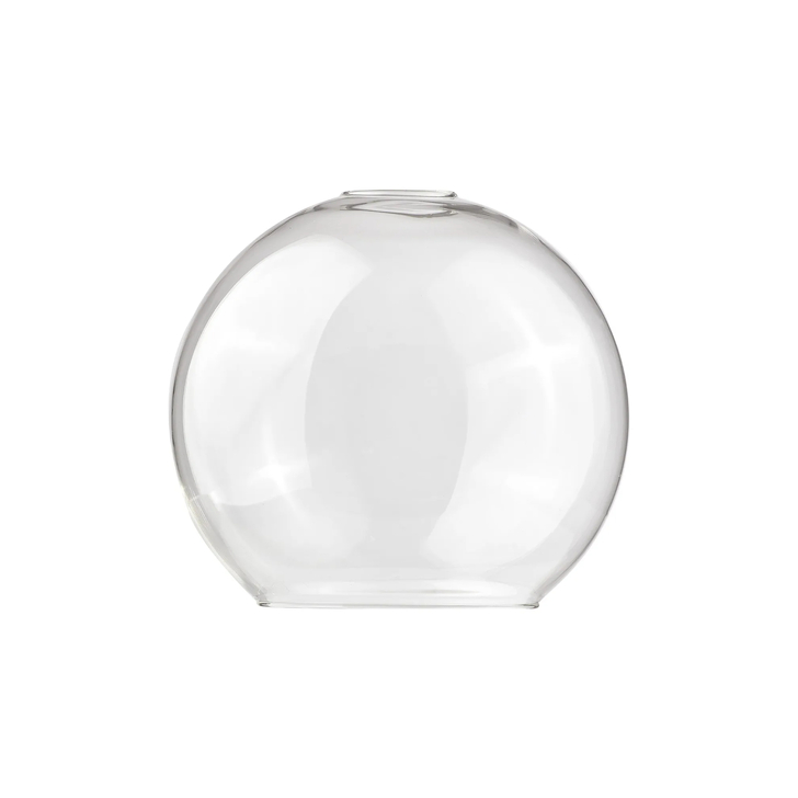 Idolite Devine 25x22.5cm Open Mouth Round Clear Globe Glass Shade