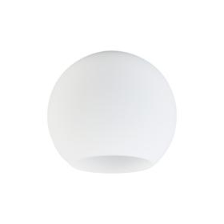 Idolite Devine 25x22.5cm Open Mouth Round Opal Globe Glass Shade