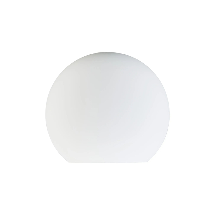 Idolite Devine 25x22.5cm Open Mouth Round Opal Globe Glass Shade