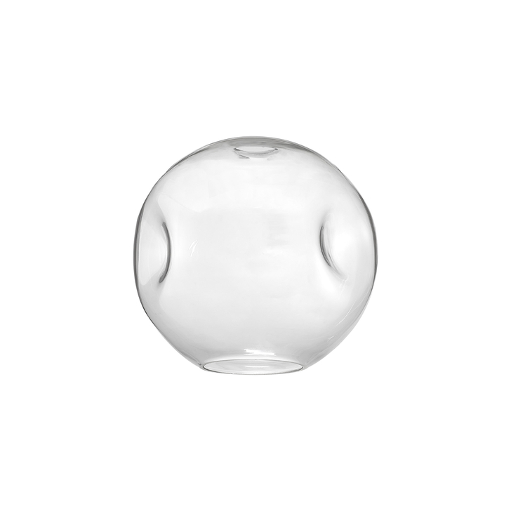 Idolite Devine 25x23.5cm Clear Round Dimple Glass Shade