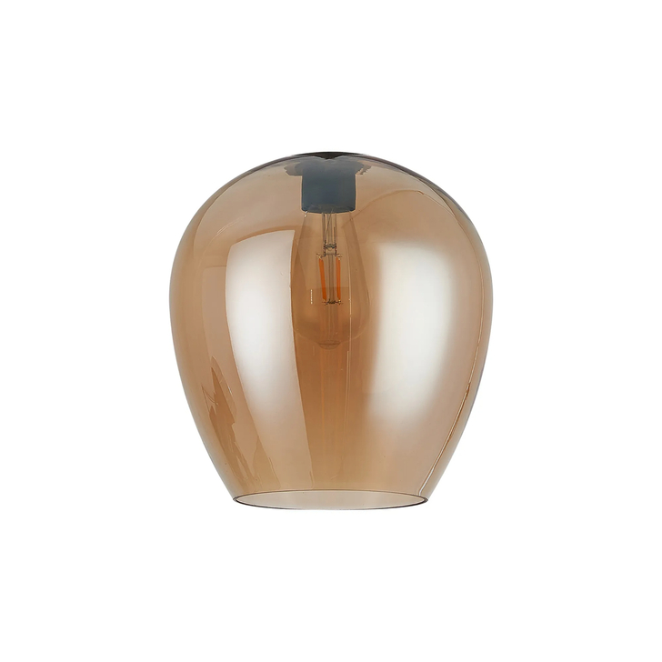 Idolite Devine 25x27cm Amber Plated Wine Glass Shade