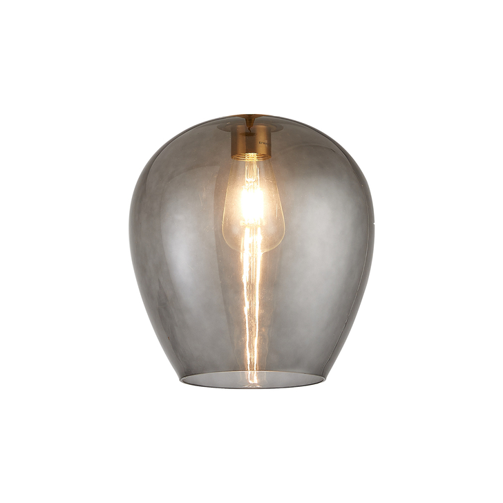 Idolite Devine 25x27cm Smoke Plated Wine Glass Shade