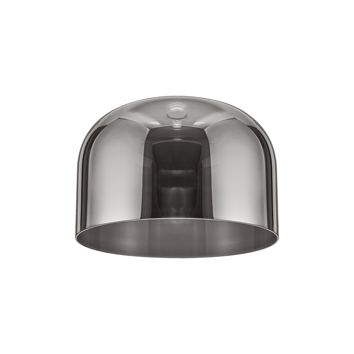 Idolite Devine 30x17cm Smoke Plated Cloche Glass Shade